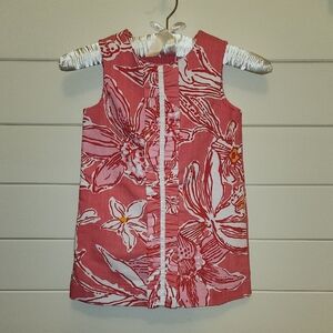 Lilly Pulitzer Sleeveless Dress Sz 4 Ruffle